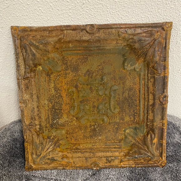 Vintage ceiling tiles. Set of 3. Free shipping! - Picture 3 of 4